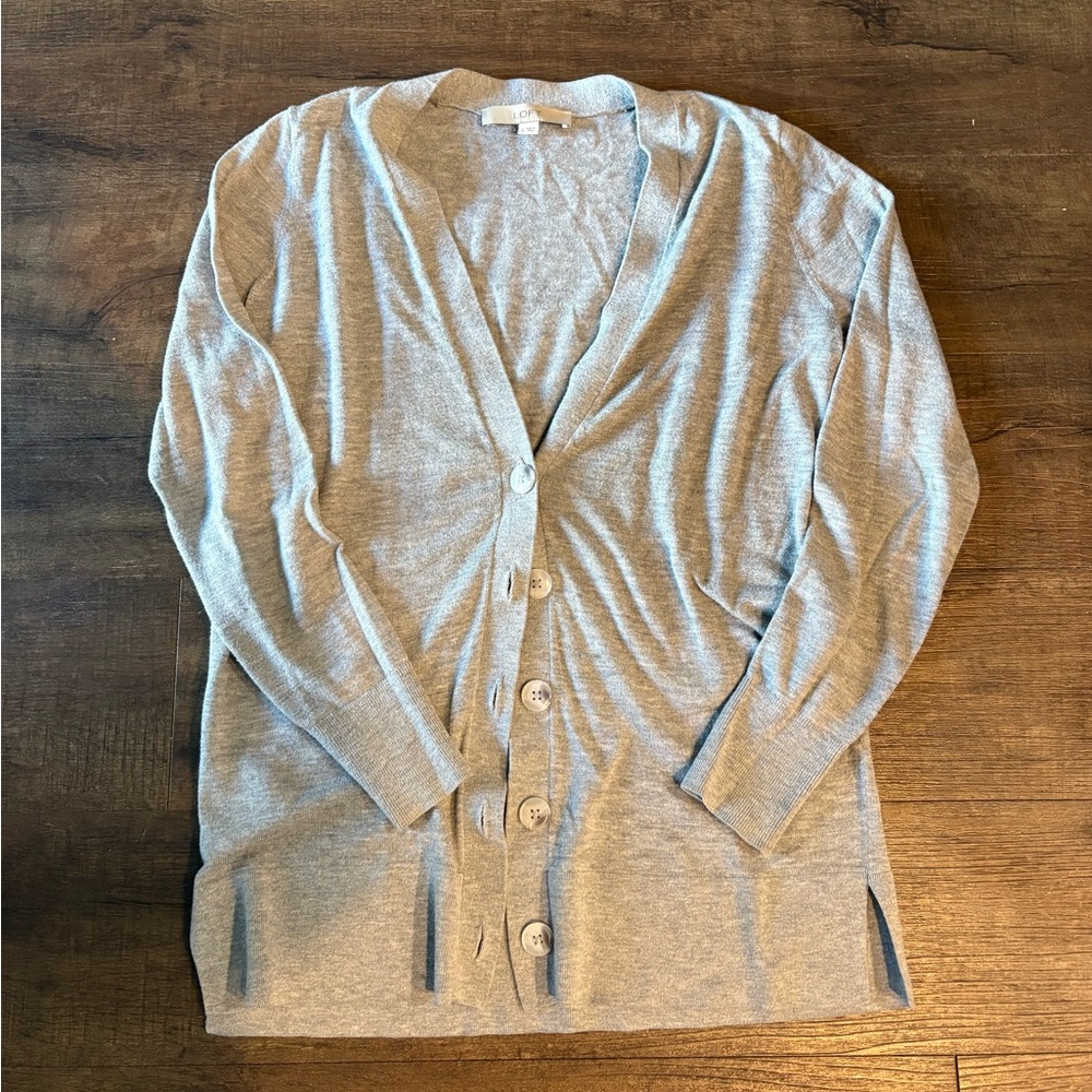 Light Grey Loft Cardigan